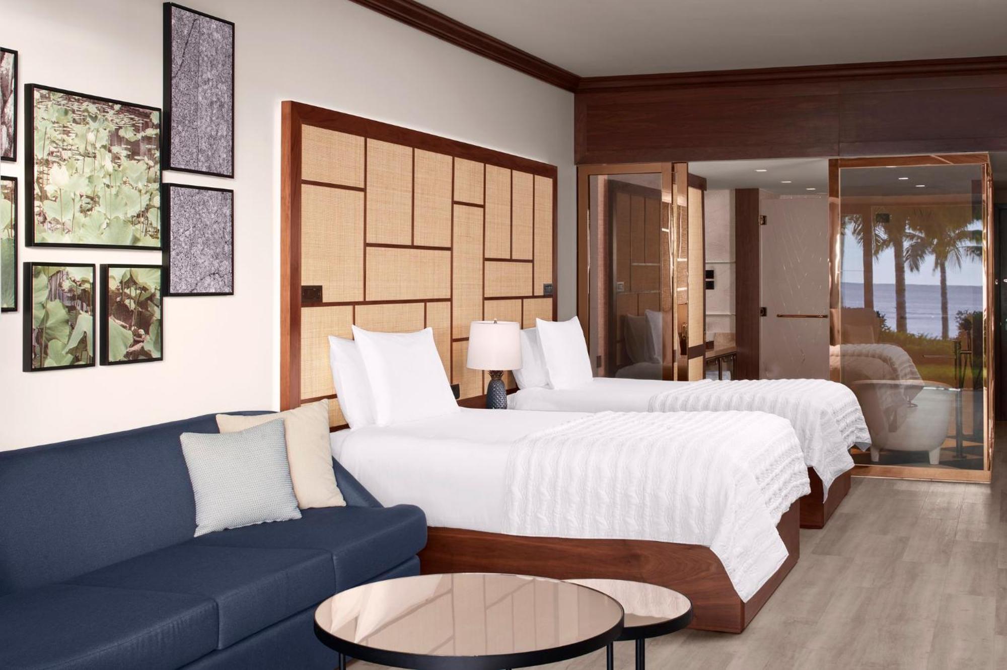 فندق لو ميريديان إلموريس بوينتي أو بيتشيز المظهر الخارجي الصورة A guest room at the Hilton San Diego Bayfront