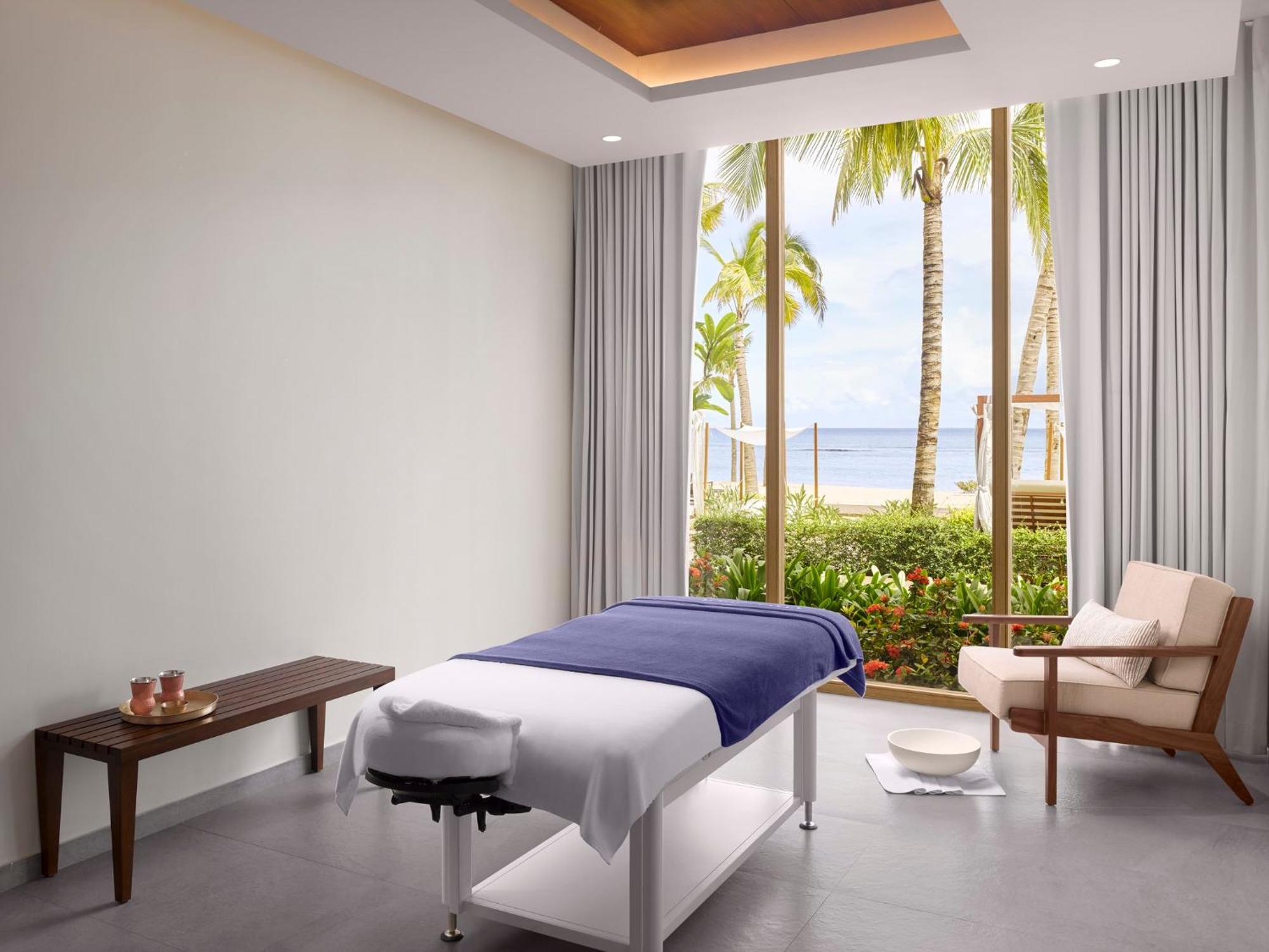 فندق لو ميريديان إلموريس بوينتي أو بيتشيز المظهر الخارجي الصورة Spa at The Westin Maldives